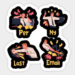 Per My Last Email Sticker